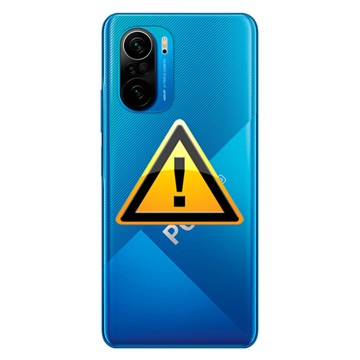 Xiaomi Poco F3 Akkufachdeckel Reparatur - Blau