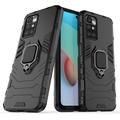 Xiaomi Redmi 10 Hybrid Case mit Ringhalterung - Schwarz