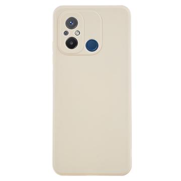 Xiaomi Redmi 12C Anti-Fingerabdrücke Matte TPU Hülle - Weiß