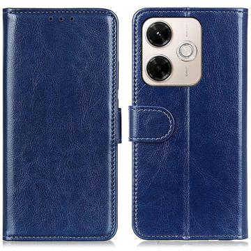 Xiaomi Redmi 13x Wallet Hülle mit Ständer - Blau