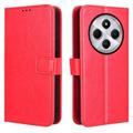 Xiaomi Redmi 14C/14R/Poco C75 Wallet Schutzhülle mit Magnetverschluss - Rot