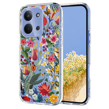 Xiaomi Redmi 15C TPU-Hülle mit Blumenmuster - Lilien