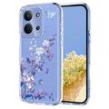 Xiaomi Redmi 15C TPU-Hülle mit Blumenmuster - lila