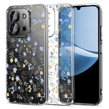 Xiaomi Redmi 15C Tech-Protect FlexAir TPU Hülle - Frühlingsblumen