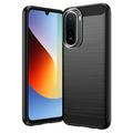 Xiaomi Redmi 15a/R70/R70m Gebürstete TPU Hülle - Karbonfaser