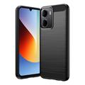 Xiaomi Redmi A7 Pro Gebürstete TPU Hülle - Karbonfaser