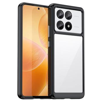 Xiaomi Redmi K70E/Poco X6 Pro Anti-Shock Hybrid Hülle - Schwarz