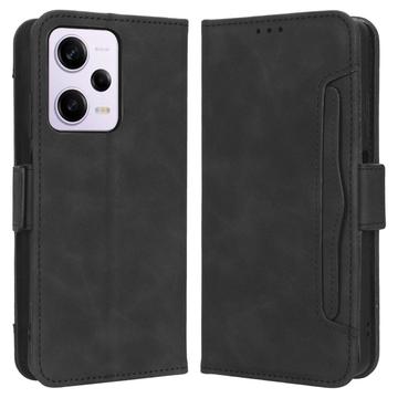 Cardholder Serie Xiaomi Redmi Note 12 Pro Wallet Hülle - Schwarz