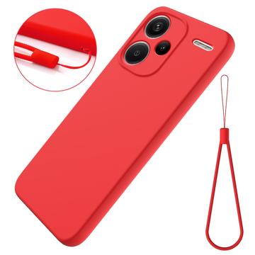 Xiaomi Redmi Note 13 Pro+ Liquid Silikonhülle - Rot