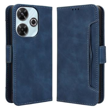 Xiaomi Redmi Note 13R/Redmi 13/Poco M6 4G Wallet Hülle mit Kartenhalter - Blau