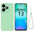 Xiaomi Redmi Note 13R/Redmi 13/Poco M6 4G Liquid Silikonhülle - Grün