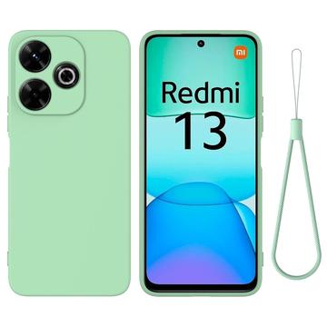 Xiaomi Redmi Note 13R/Redmi 13/Poco M6 4G Liquid Silikonhülle - Grün