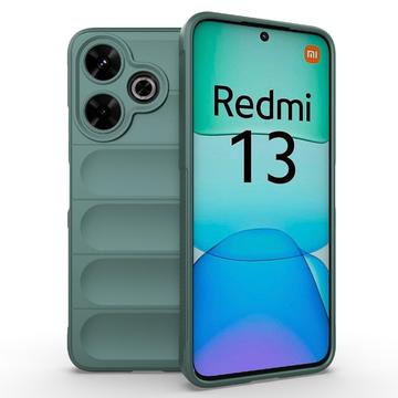 Xiaomi Redmi Note 13R/Redmi 13 5G Rugged TPU Hülle - Grün