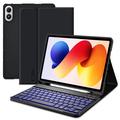 Xiaomi Redmi Pad 2 Pro/Poco Pad M1 Tech-Protect SmartCase Pen Bluetooth Tastatur Hülle - Schwarz