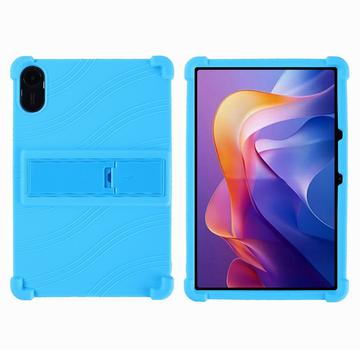 Xiaomi Redmi Pad 2 Silikonhülle mit Kickstand - Hellblau
