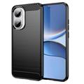 Xiaomi Redmi Turbo 4 Pro Gebürstete TPU Hülle - Karbonfaser - Schwarz