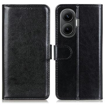 Xiaomi Redmi Turbo 4 Pro Wallet Hülle mit Ständer - Schwarz