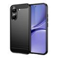 Xiaomi Redmi Turbo 5/Poco X8 Pro Gebürstete TPU Hülle - Karbonfaser - Schwarz