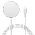 YF-M5C Qi2 MagSafe-Ladegerät 15W für iPhone 12-17 - Weiß