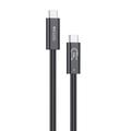 Yesido CA211 Thunderbolt 5 USB-C-Kabel - 240W Schnellladung, 16K-Video, 80 Gbit/s, 1m - Schwarz