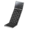 Yesido KB49 Dreifach klappbare kabellose Tastatur mit Touchpad, Ziffernblock und Ständer - Englisch