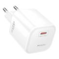 Yesido YC116 45W GaN-Ladegerät mit USB-C-Anschluss und USB-C-Kabel – Weiß