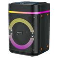 Yesido YSW51 45-W-TWS-Bluetooth-Lautsprecher mit zwei Mikrofonen und RGB-Beleuchtung - Schwarz