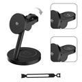 ZJ05 3-in-1 Qi 2.2 magnetisches kabelloses Ladegerät 25W - Schwarz