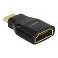 Delock Schnelle Geschwindigkeit HDMI Adapter mit Ethernet - HDMI Mini-C Stecker > HDMI-A Buchse