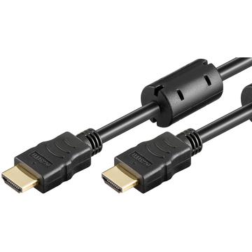Goobay HDMI 2.0 Kabel mit Internet - Ferritkern - 10m