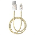 iDeal of Sweden Fashion Lightning Kabel - 1m - Carrara Gold