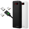 iMyMax Carbon 20000mAh Powerbank Set mit 3-in-1 Magnetkabel