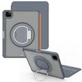 iPad 2022/2025/Air 11 2024/2025/2026 TU3607 Magnetische Tastatur mit Hintergrundbeleuchtung und 360° drehbarem Ständer
