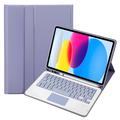 iPad 2022/2025 Bluetooth Tastaturhülle - Purpur