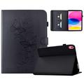 iPad 2022/2025 Butterfly Smart Folio Hülle mit Kartenfächern - Schwarz
