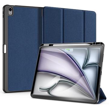 iPad Air 13 2024/2025 Dux Ducis Domo Tri-Fold Smart Folio Hülle - Blau