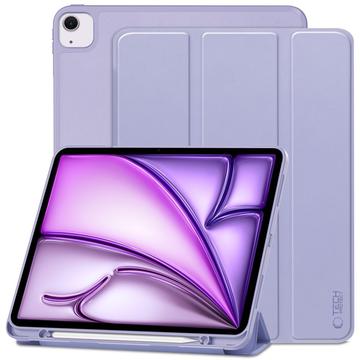 iPad Air 13 2024/2025 Tech-Protect SmartCase Pen Dreifach faltbare Folio-Hülle - Violett