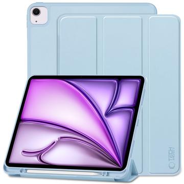 iPad Air 13 2024/2025 Tech-Protect SmartCase Pen Dreifach faltbare Folio-Hülle - Himmelblau