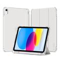 iPad 2022/2025 Tech-Protect SmartCase Pen Hybrid Tri-Fold Folio Hülle - Kristallsilber