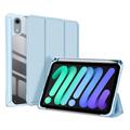 iPad Mini (2026) Dux Ducis Toby Tri-Fold Smart Folio Hülle - Baby Blau