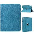 iPad Mini (2026) Mandala 360 Rotary Folio-Hülle - Blau