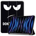 iPad Pro 11 2024/2025 Tri-Fold Serie Smart Folio Hülle - Don't Touch Me