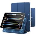 iPad Pro 13 2024/2025 ESR Rebound Magnetisches Folio Hülle - Marineblau