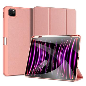 iPad Pro 13 2024/2025 Dux Ducis Domo Tri-Fold Smart Folio Hülle - Rosa