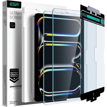 iPad Pro 13 2024/2025 ESR Armorite Displayschutzfolie aus gehärtetem Glas - 9H, 0.3mm - 2 Stk.