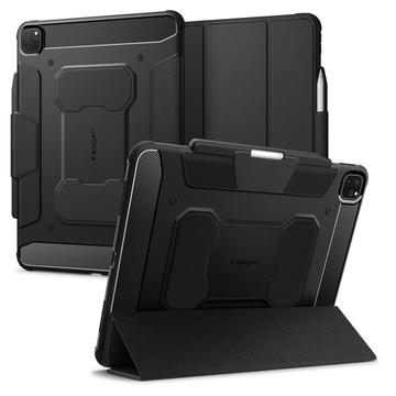iPad Pro 13 2024/2025 Spigen Rugged Armor Pro Folio Hülle - Schwarz
