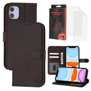iPhone 11 MyTPhone CardMate Leder Wallet Hülle