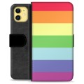 iPhone 11 Premium Schutzhülle mit Geldbörse - Pride