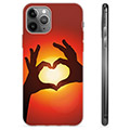 iPhone 11 Pro Max TPU Hülle - Herz-Silhouette