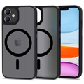 iPhone 11 Tech-Protect Magmat Hülle - MagSafe-kompatibel - Durchscheinend Schwarz